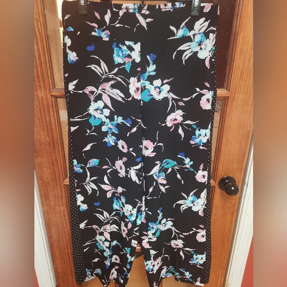 Lane Bryant Pink and Black Dress Pant - Picture 1 of 4